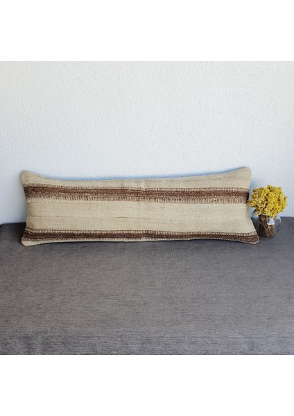 El Dokuma Kilim Kırlent Kılıfı 30X90 cm