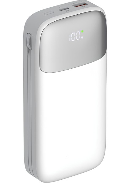 Kendinden Çoklu Kablolu 10000 Mah Hızlı Şarj Type-C Powerbank Scp 20w - 22.5w