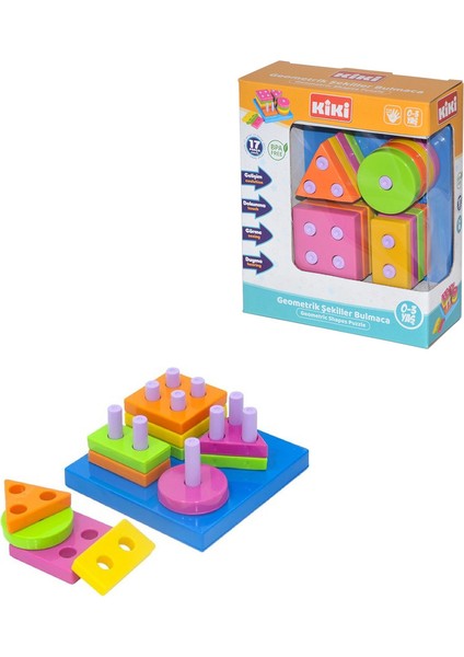 Eğitici Geometrik Şekiller Bul Tak