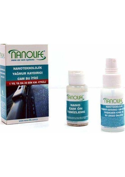 2 Li Set Hidrofobik Yağmur Kaydırıcı Cam Su Itici - Buğu Önleyici Sprey fırsatları