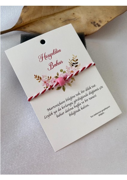 Marteniçka Dilek Bilekliği Açık Pembe Boncuklu modelleri