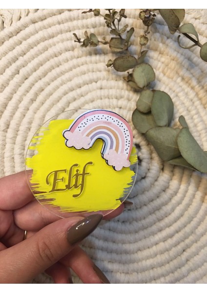 Gökkuşağı Figür Daire Pleksi Magnet Hediyelik (25'li) fiyatları