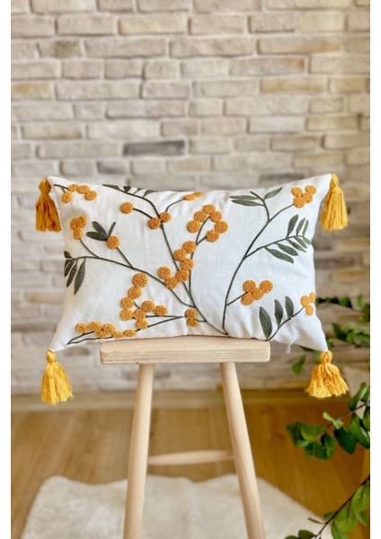 Home Home Design Ikili Kombin Punch Işlemeli Kırlent Kılıfı (Panç) modelleri