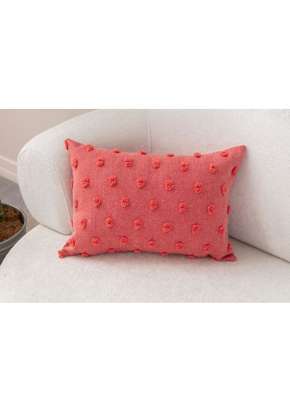 Home Dekoratif Puantiye Keten Kumaşlı Kırlent Kılıfı 35X50 fiyatları
