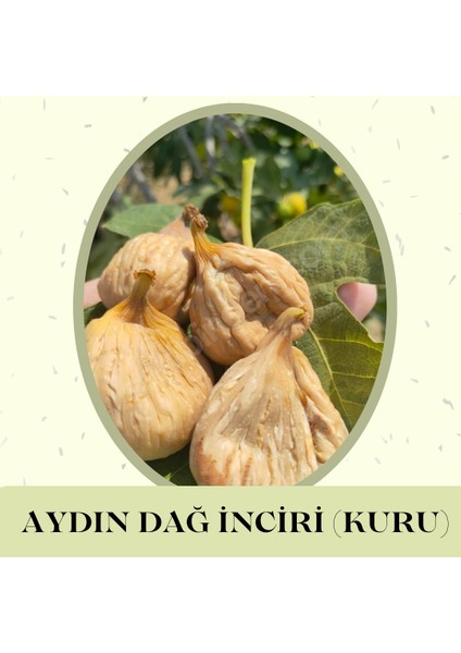 Yeni Mahsül Aydın Dağ Inciri - Kuru Incir - 500 gr