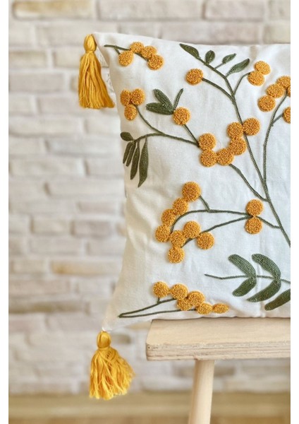 Home Home Design 4'lü Kombin Punch Işlemeli Kırlent Kılıfı (Panç) modelleri