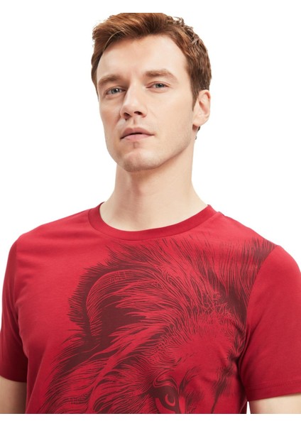Orijinal Lisanslı Aslan Baskılı T-Shirt Hediyelik Ahşap Kutulu fırsatları