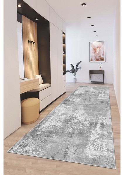 Dijital Baskılı Kesme Yolluk Halı Desenli Yıkanabilir Kaymaz Taban Koridor Hol Yolluk Mutfak Salon