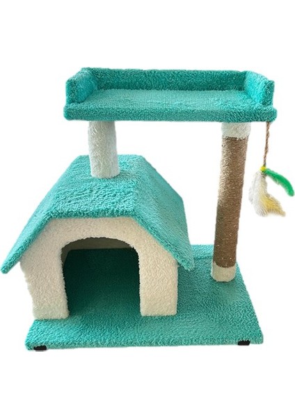 Chitto Kedi Evi ve Tırmalama Tahtası – 2 Katlı Konforlu Oyun Alanı