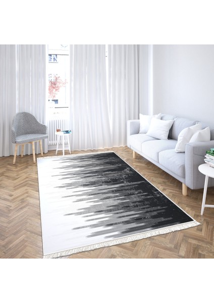 Dijital Baskılı Kesme Yolluk Halı Desenli Yıkanabilir Kaymaz Taban Koridor Hol Yolluk Mutfak Salon