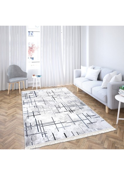 Dijital Baskılı Kesme Yolluk Halı Desenli Yıkanabilir Kaymaz Taban Koridor Hol Yolluk Mutfak Salon