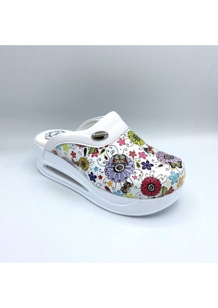 Hipokrat Airmax Sabo Ortopedik Terlik Desenli Kadın