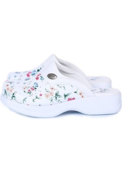 Hipokrat Sabo Ortopedik Terlik Desenli Kadın