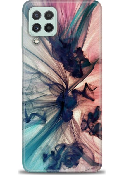 Samsung Galaxy A22 Hd Baskılı Kılıf + Mat Nano Ekran Koruyucu D (18)
