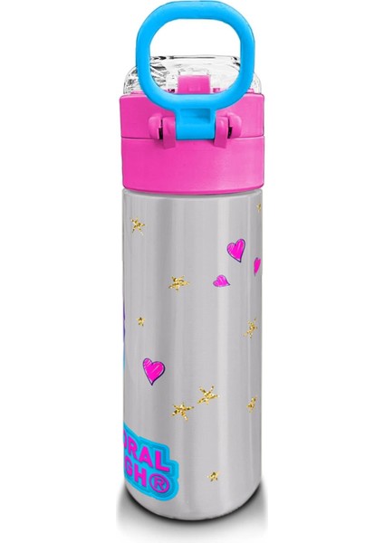 Kids Pembe Mavi Peri Desenli Pipetli ve Direkt Içim Çelik Termos 500 ml 31803 modelleri