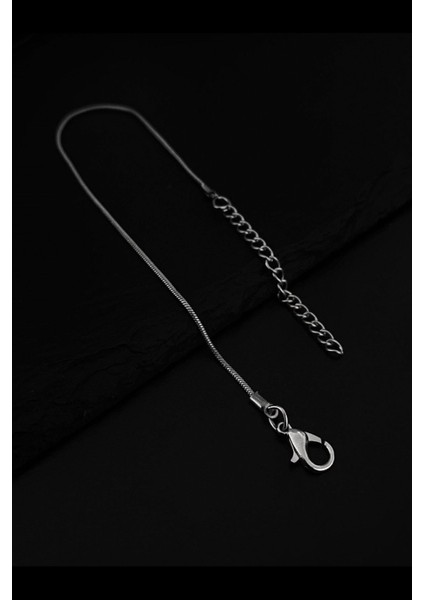 Unisex Gümüş Renk Tilki Yılan Zincir Bileklik fiyatları