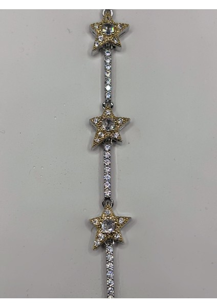 Gümüş Kaplama Yıldız Motifli Bileklik – Zarif ve Işıltılı fiyatları