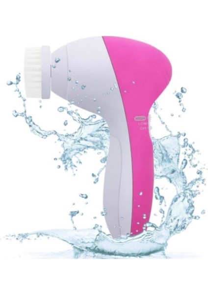 Pilli Yüz Cilt Temizleme Cihazı Siyah Nokta Peeling Fırça Seti Vücut Yüz Bakımı Masaj Aleti 5 In 1 indirimleri