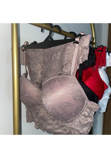 Bralet Ekru Sütyen Takımı