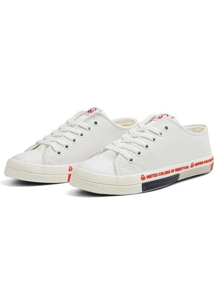 Benetton 30748 Günlük Erkek Spor Ayakkabı-Beyaz