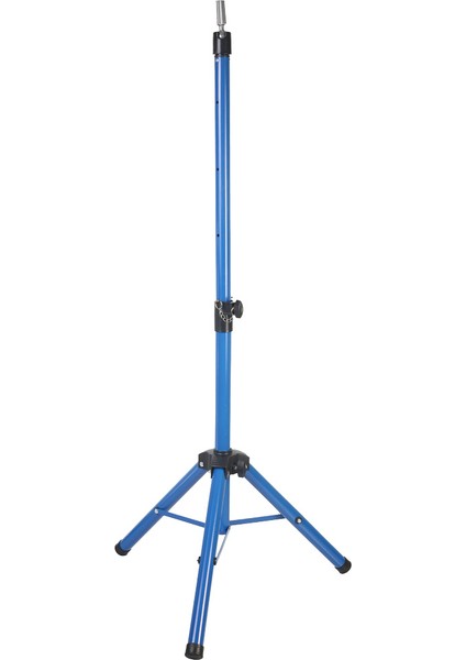 Kuaför Eğitim Mankeni Için Metal Tripod / Mavi + Taşıma Çantası