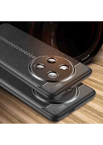 Honor Magic 7 Lite Kılıf Kamera Korumalı Orta Dikiş Deri Görünüm Silikon Kapak fırsatları