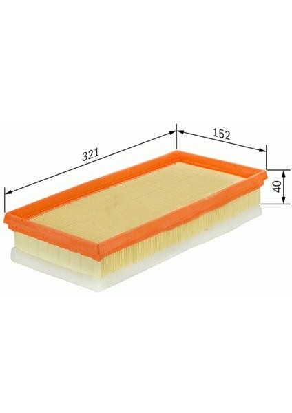 Hava Filtresi P407 2.0 Hdi- C5 2.0 Hdi C32108