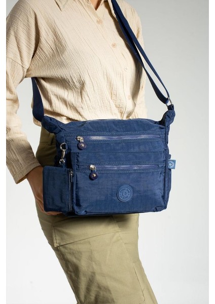 Klinkır Kadın Omuz Çantası Çok Cepli 30*20 cm Su Itici Kumaş Bayan Çapraz Askılı Postacı Çanta modelleri