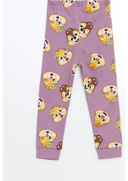 Baby Lila Uzun Kollu Chip And Dale Baskılı Kız Bebek Pijama Takım indirimleri