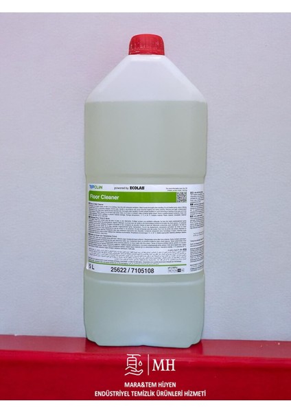Topclin Floor Cleaner Zemin ve Duvar Temizleme Maddesi 5 Lt