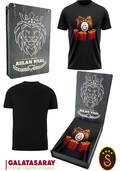 Orijinal Lisanslı We Are Gala T-Shirt Hediyelik Ahşap Kutulu