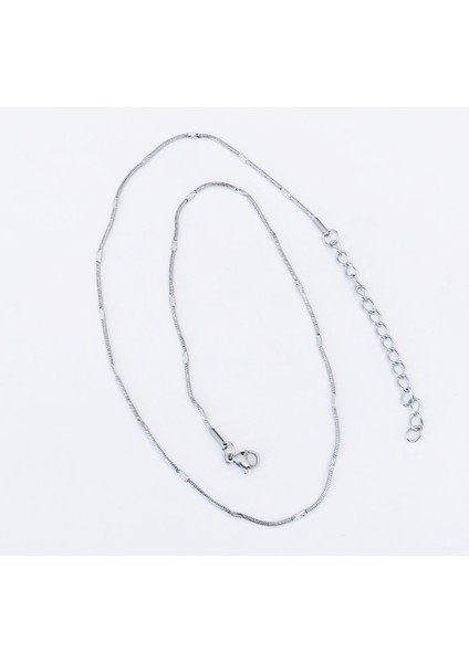Çelik Zincir Kolye 50 cm Unisex