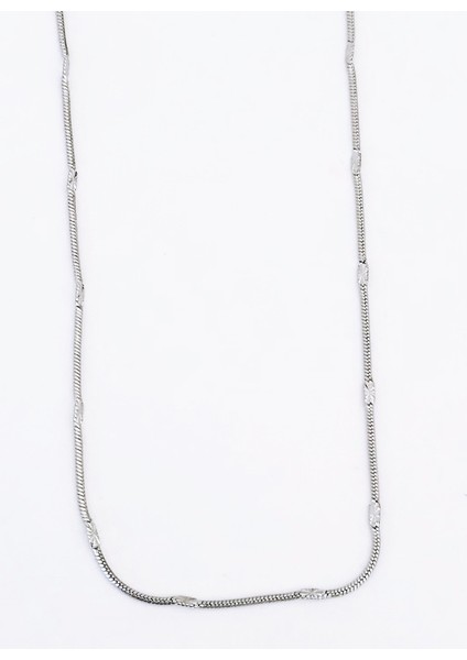 Çelik Zincir Kolye 50 cm Unisex
