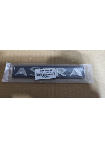 Astra Yeni Modellere Uyumlu Bagaj Yazısı Ayrık Harfler