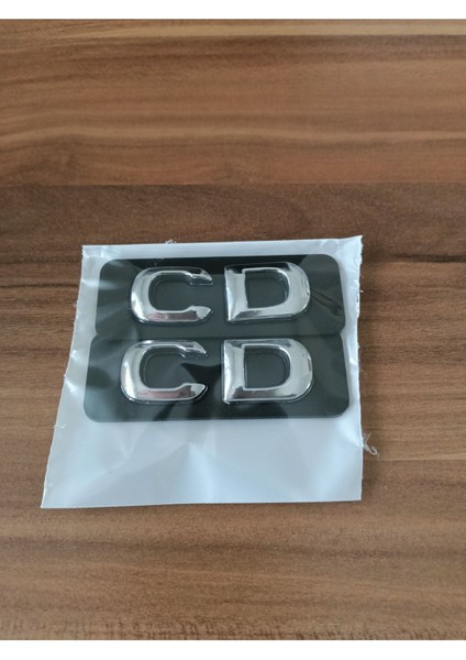 Opel Astra G - Astra F - Vectra B - Kasa "cd" Yazısı Ön Kapı Çıtası "cd" Yazı 2'li