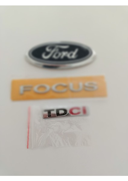Arka+Bagaj+Arması+Tdci+Yazı+Focuss+2+2.5+Hatchback+Bagaj+Yazısı+3lü+Set