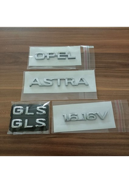 Yazı Takım "opel Astra 1.6_16V Gls" 4'lü Takım