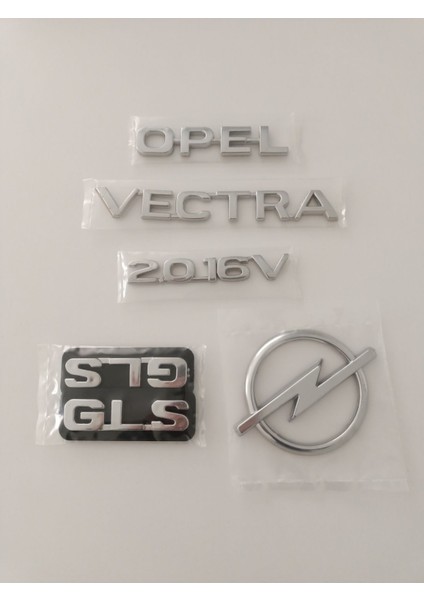 Opel Vectra 2.0 16V Bagaj Yazısı Gls Kapı Yazısı Vectra B Bagaj Arması 5li Set Opel Vectra 2.016V