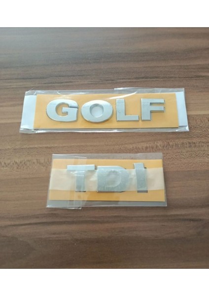 Golf Tdı Yazı Golf Tdı Bagaj Yazısı Takım 2li 1998-2008 Golf Tdı Arka Bagaj Yazısı