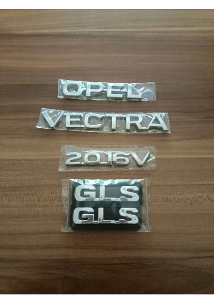 Opel Vectra 2.0_16V Bagaj Yazısı Gls Kapı Çıtası Yazısı Opel Vectra 2.0 16V Gls Yazı Seti Vectra B