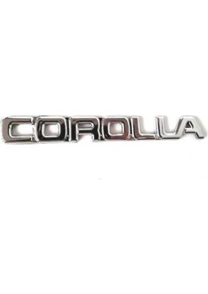Toyota Corolla Yazısı Efsane Kasa Bagaj Corolla Yazısı