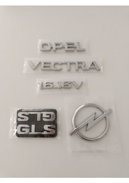 Opel Vectra 1.6 16V Bagaj Yazısı Gls Kapı Yazısı Vectra B Bagaj Arması 5li Set Opel Vectra 1.616V