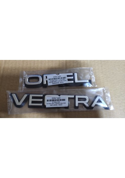 Opel Vectra A Kasa Bagaj Yazısı Kalın Yazı Yeni Görseli ile 3D Yüksek Kalite