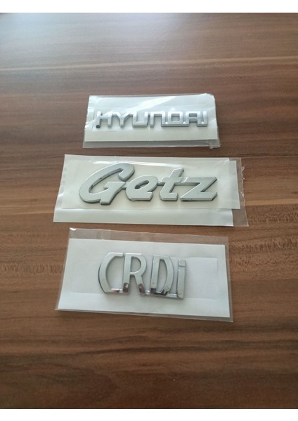 Hyundai Getz Crdi Arka Bagaj Yazısı 3lü Takım Set Hyundai Getz Crdı Yazı Takım