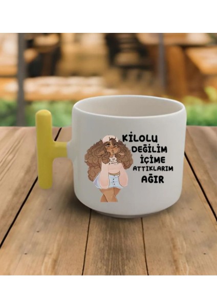 Kilolu Değilim Içime Attıklarım Ağır - T Kulp Kupa