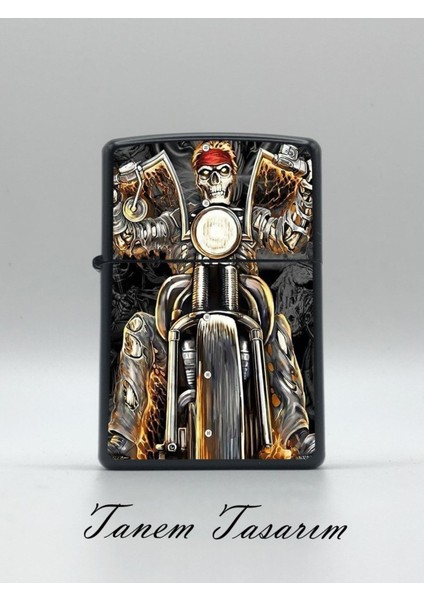 Benzinli Metal Çakmak Uv Baskı - Özel Seri 3