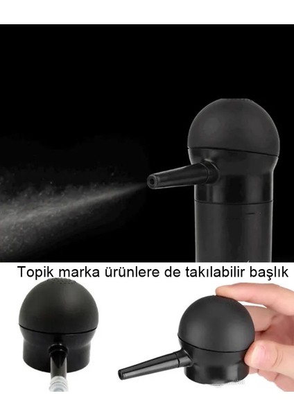 Aplikatörlü Saç Fiber Topik Toz Koyu Ton Kahverengi 721501 fırsatları