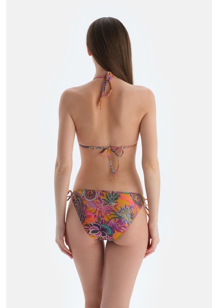 Mor Üçgen Küçük Bikini Üst