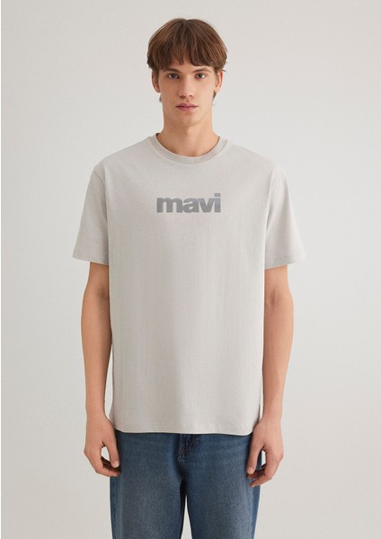 Mavi Logo Sırt Baskılı Gri Tişört 0612522-70074 modelleri