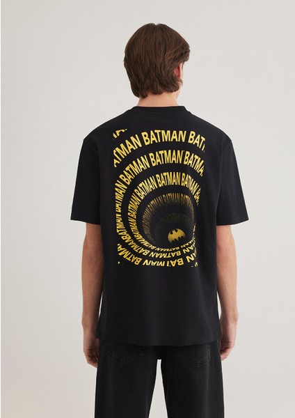 Batman Baskılı Siyah Tişört 0612567-900 indirimleri